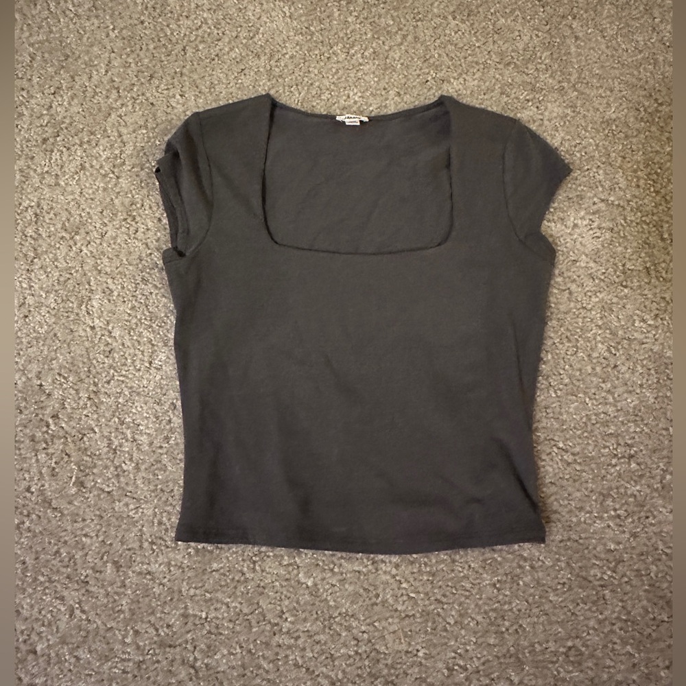 Gray cropped t-shirt Garage